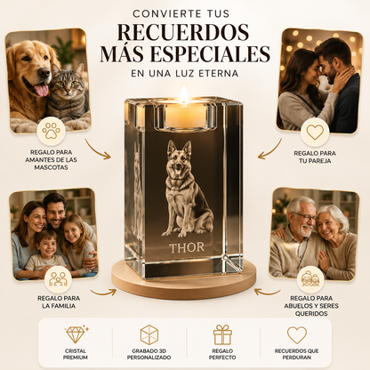 EverGlow™ Portavelas 3D