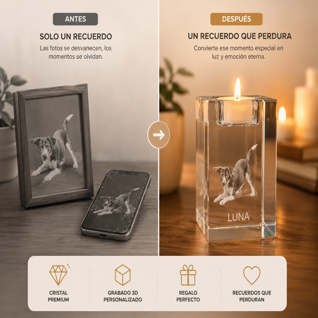 EverGlow™ Portavelas 3D